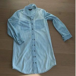 Club Monaco Denim Shirt Dress